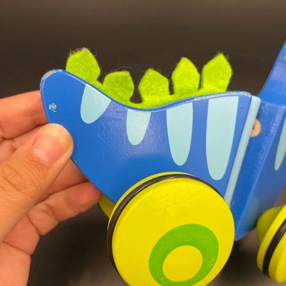 Cossy wooden Dinosaur pull along wooden Toys